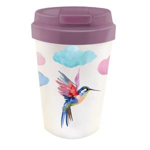 Bioloco Plant Easy cup - Watercolor bird 350 ml - 10941