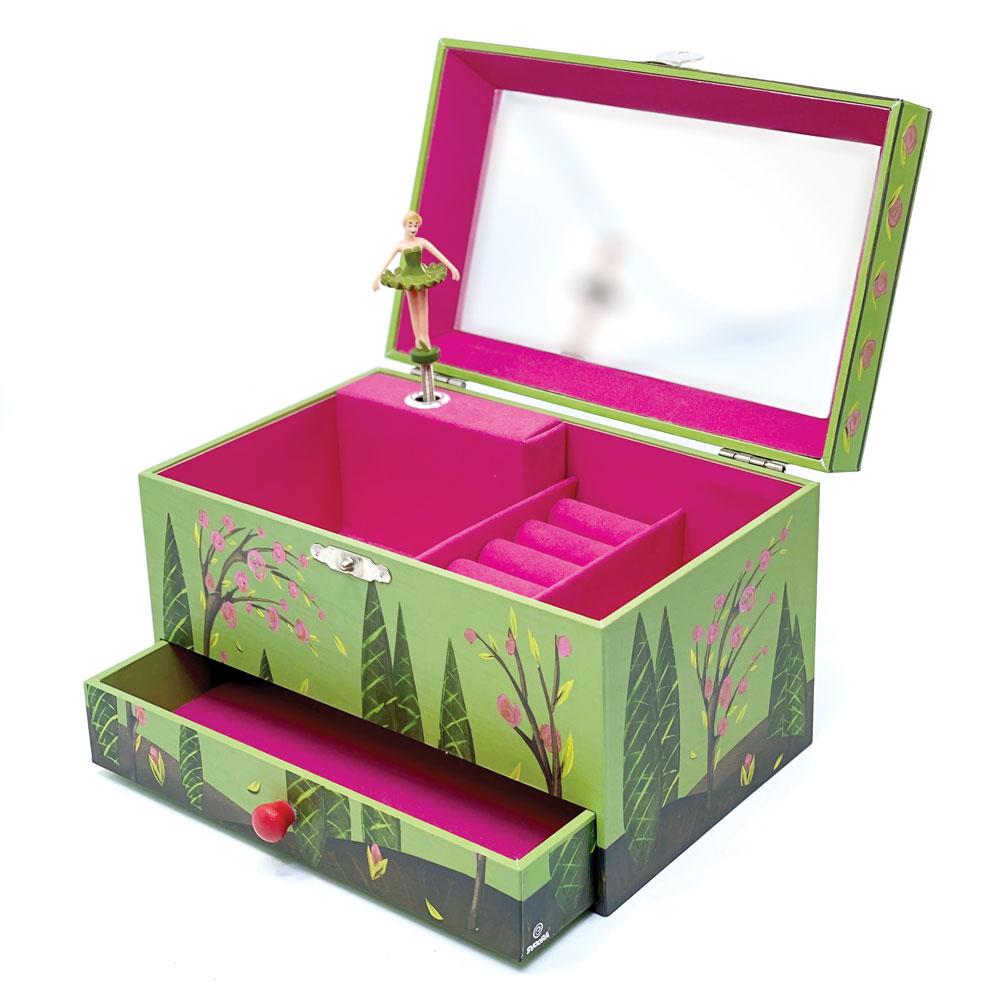 Svoora Music Box Jewelry Box with Case for Rings - 0
