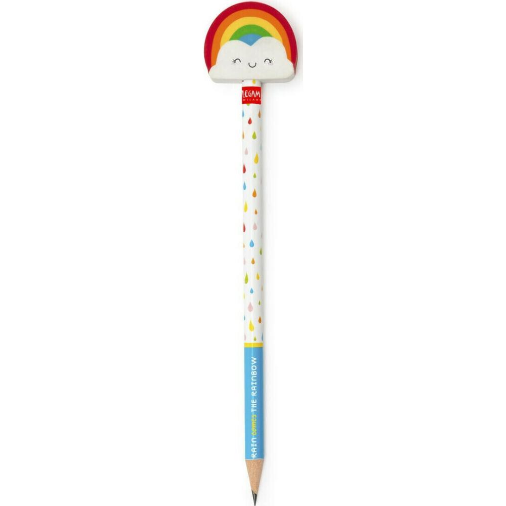 Legami Eraser Pencil, After Rain Comes The Rainbow  - 0