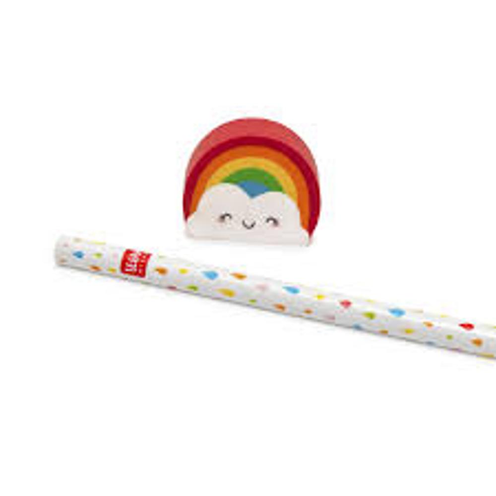 Legami Eraser Pencil, After Rain Comes The Rainbow  - 1