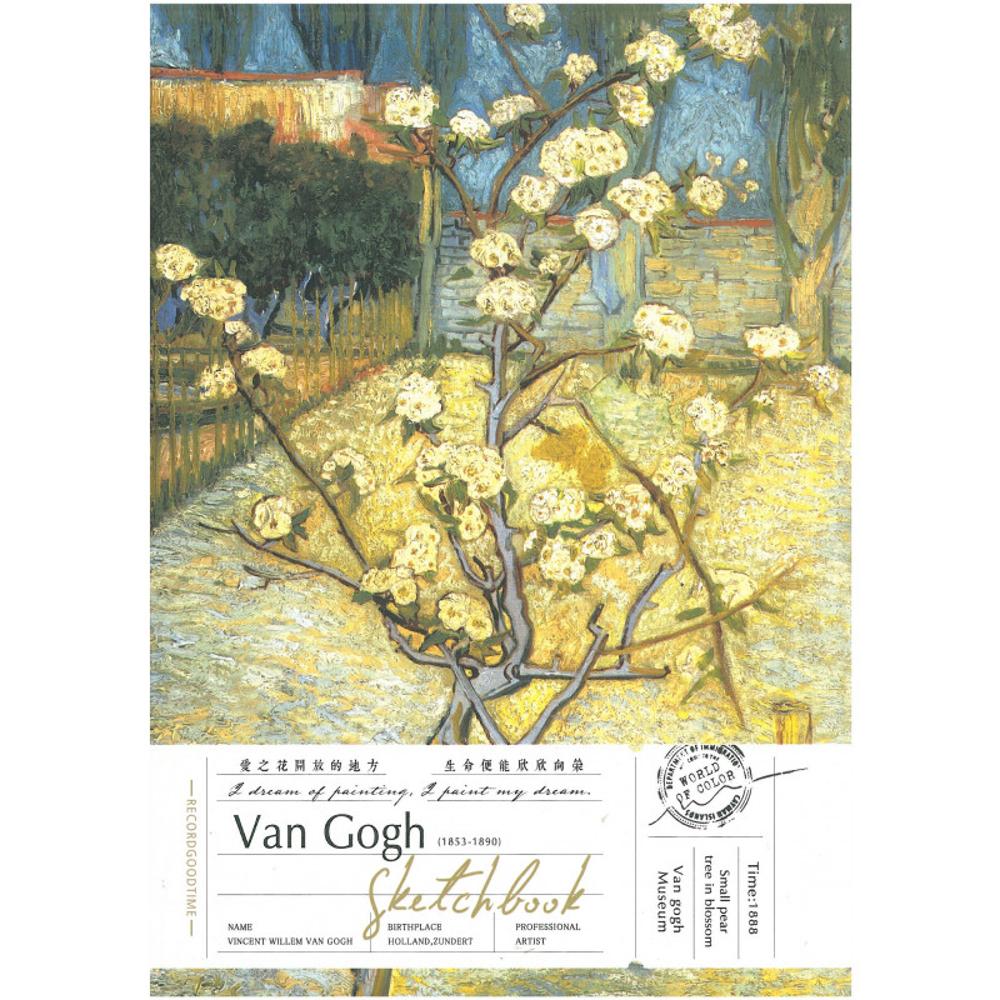 Sketch Book Van Gogh B5 Small Pear Tree in Blossom