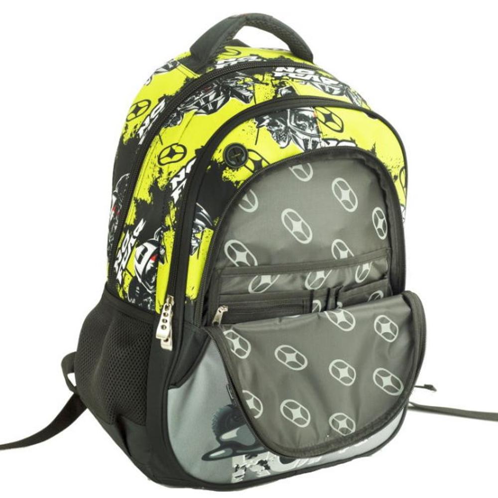 Oval backpack bag No Fear Armor Skull  - 2