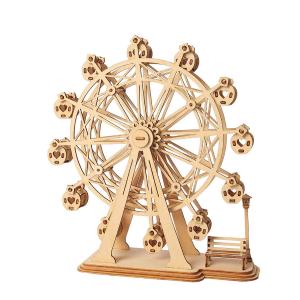 3D Συναρμολογούμενη Ξύλινη Κατασκευή Ferris Wheel - 2986
