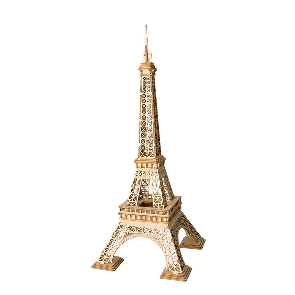  3D Assembled Wooden Construction  Eiffel Tower