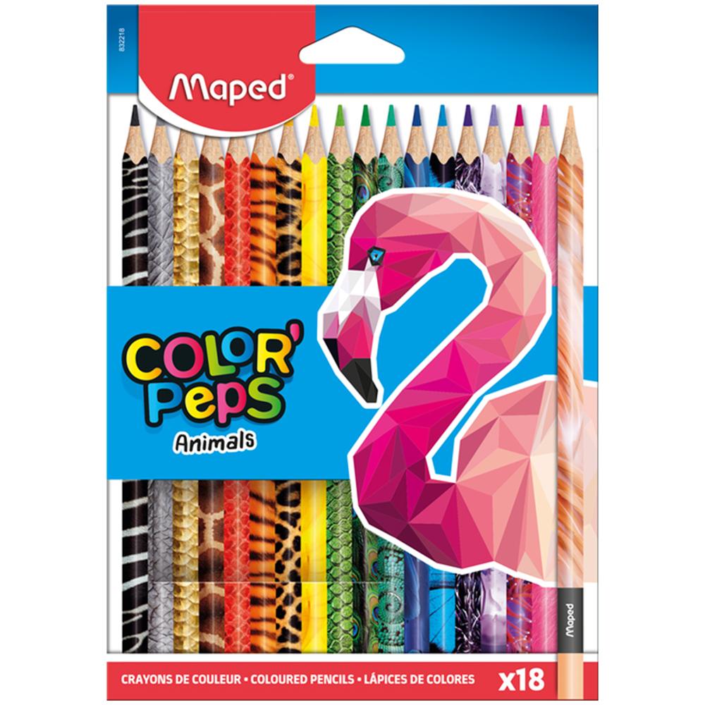 MAPED COLOR'PEPS ANIMALS 18Colors