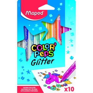 Μαρκαδόροι Glitter Maped 10τμχ - 7501