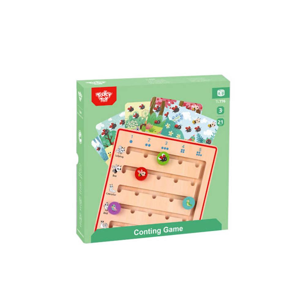 Wooden Numbering Game How Many Animals Are There? - 1