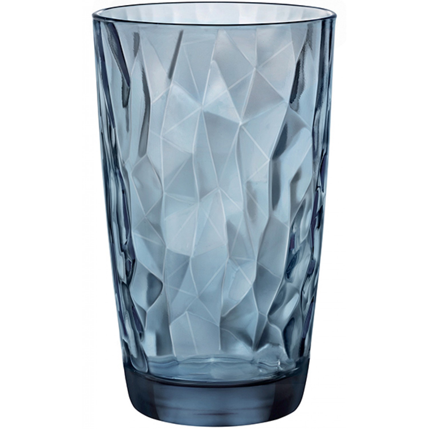 Ποτήρι Γυάλινο Νερού Diamond Cooler 47cl 8,6cm|14,4cm Ocean Blue Bormioli Rocco 00.10177