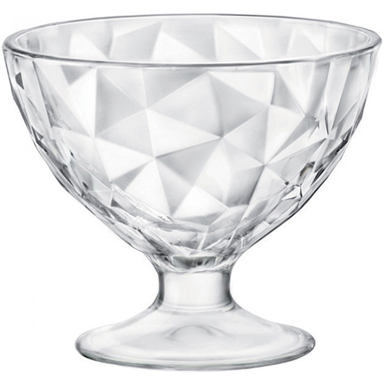 Ποτήρι Γυάλινο Παγωτού 36 cl Σετ 2 τμχ 11,1cm|9,9cm Diamond Bormioli Rocco 00.10192