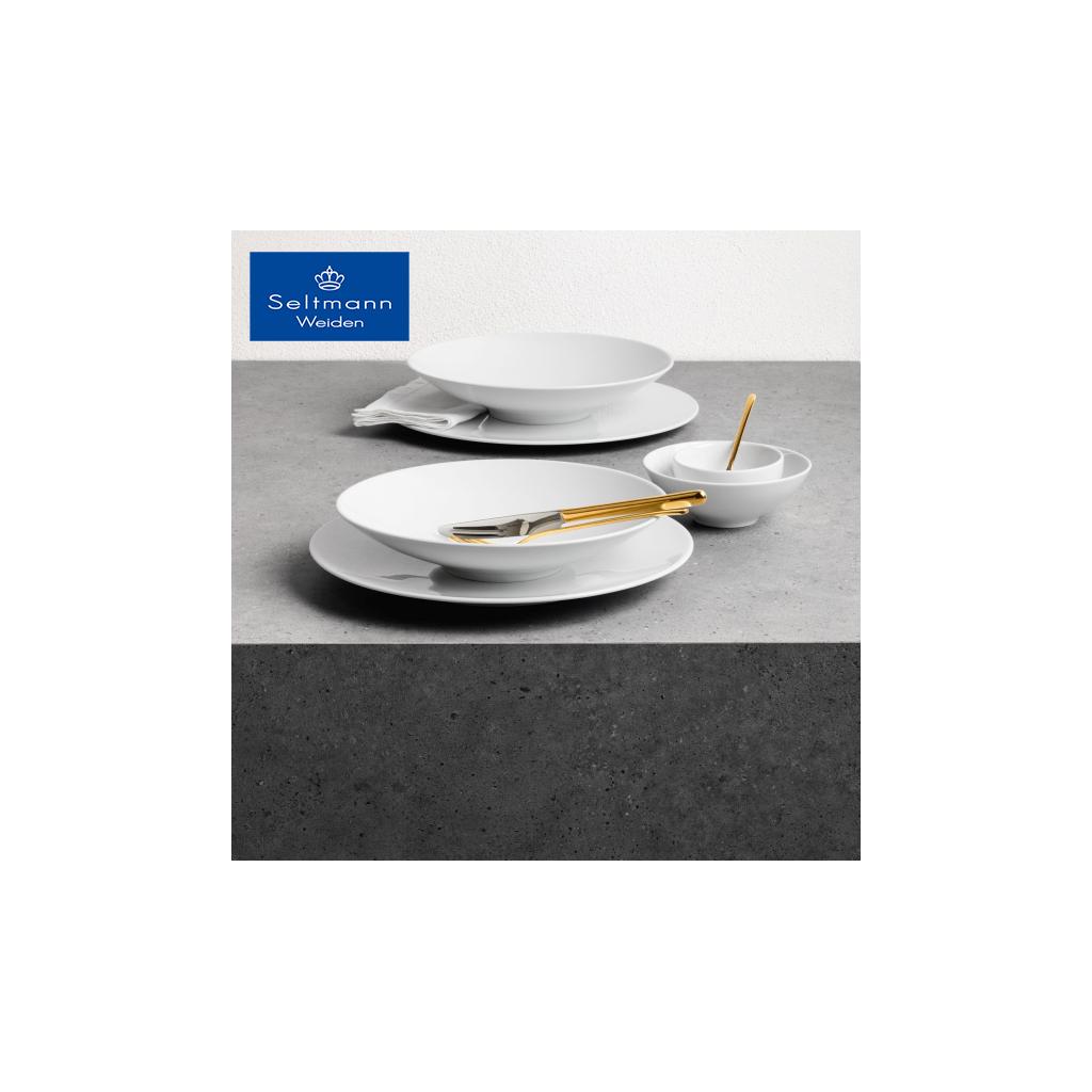 Πιάτο Βαθύ Στρογγυλό Πορσελάνης 23εκ Seltmann Coup Fine Dining 001.729473K6 - 2