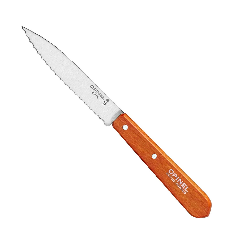 Μαχαίρι Γενικής Χρήσης Οδοντωτό Πορτοκαλί 9,52cm Ατσάλι 12c27 Essential Opinel 001921