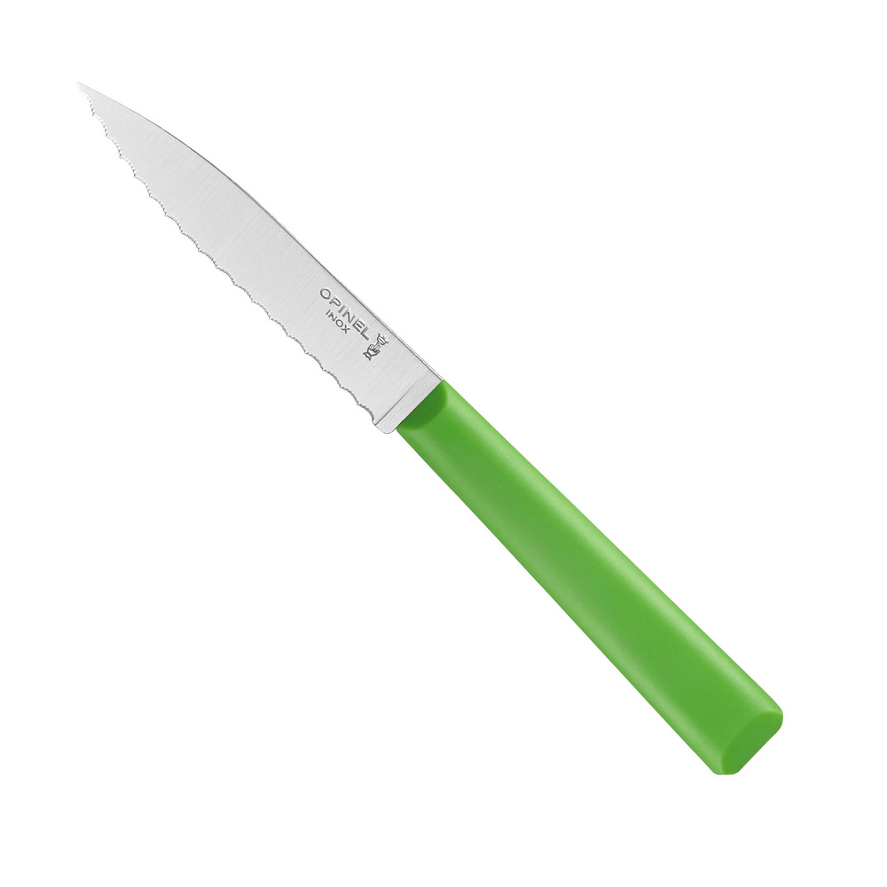 Μαχαίρι Γενικής Χρήσης Με δοντάκια 10,16cm Πράσινο Ατσάλι 12c27 Essential+ Opinel 002354 - 0