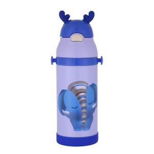 Θερμός Παιδικό Αυτάκια Inox 350ML Blue Elephant Estia 01-10959 - 28792