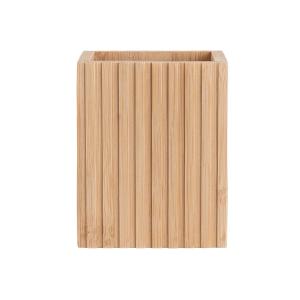 Θήκη Οδοντόβουρτσας Τετράγωνη 8,5x6,5x10,3cm Bamboo Essentials Estia 02-13097 - 36891