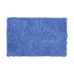 Ταπέτο Μπάνιου Αντιολισθητικό Μπλε 80x50cm Velvet Estia 02-7362 - 37208