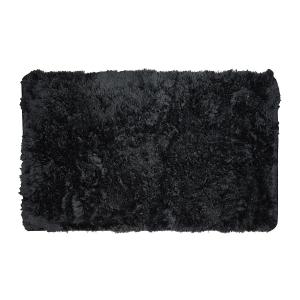 Ταπέτο Μπάνιου Αντιολισθητικό Μαύρο 80x50cm Fluffy Estia 02-7409 - 37196