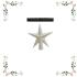 Κορυφή Αστέρι Άθραυστο Άσπρο/Κρέμ Με Glitter Φ12xh13cm Kaemingk 029079-3 - 1
