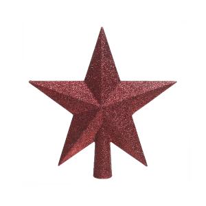 Στολίδι Αστέρι Κορυφής Απο Πλαστικό Κόκκινο 4,2x19x19cm Kaemingk 029543 - 22636