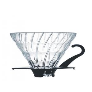 Glass Coffee Dripper V60 02 Black Hario 0808026 - 21742