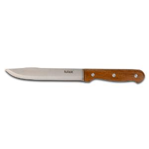 Ανοξείδωτο ατσάλινο μαχαίρι Butcher με ξύλινη λαβή 30cm Terrestrial Nava 10-058-046 - 9659