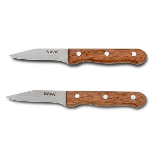 Ανοξείδωτο ατσάλινο μαχαίρι ξεφλουδίσματος σετ 2τεμ 18.5cm Terrestrial Nava 10-058-048 - 9656