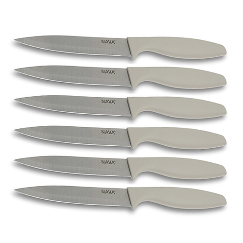 Ατσάλινα μαχαίρια κρέατος-λαχανικών σετ 6τεμ 10-058-147 Nava - 2