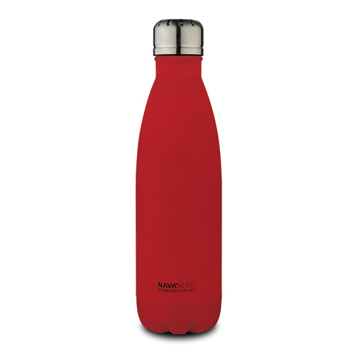 Θερμός μπουκάλι ανοξείδωτο κόκκινο "Acer" 500ml Nava 10-146-061