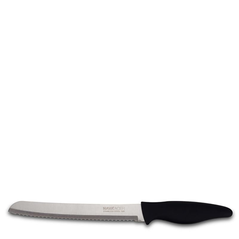 Aνοξείδωτο ατσάλινο μαχαίρι ψωμιού "Acer" 32.5cm Nava 10-167-038