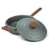 Βαθύ τηγάνι - σωτέζα με καπάκι και αντικολλητική επίστρωση stone 28cm "Ωmega" Nava 10-255-011-5