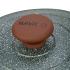 Κατσαρόλα με καπάκι και αντικολλητική επίστρωση stone 24cm "Ωmega" Nava 10-255-031 - 2