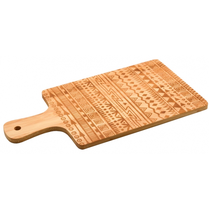 Ξύλο κοπής - Πλατό Bamboo με ανάγλυφα σχέδια 39x21x2cm Ν2043 1272043
