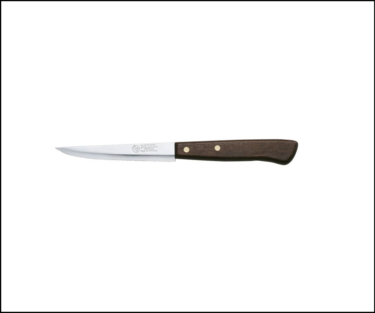 Μαχαίρι με λαβή Pressedwood No2756 οδοντωτό με λάμα 9cm Πορτογαλίας Icel 12756