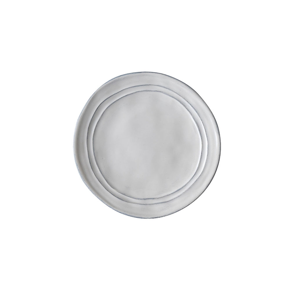Πιάτο Λευκό Ανάγλυφο 12cm Petit Four Stoneware Artisan Laura Ashley LA183176 - 0
