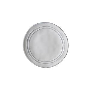 Πιάτο Λευκό Ανάγλυφο 12cm Petit Four Stoneware Artisan Laura Ashley LA183176 - 32538