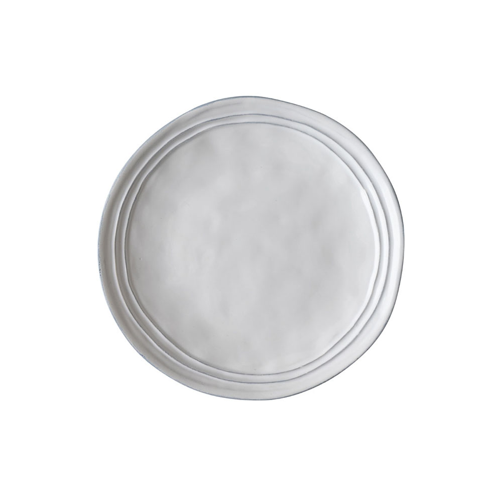 Πιάτο Λευκό Ανάγλυφο 20cm Stoneware Artisan Laura Ashley 183178 - 0