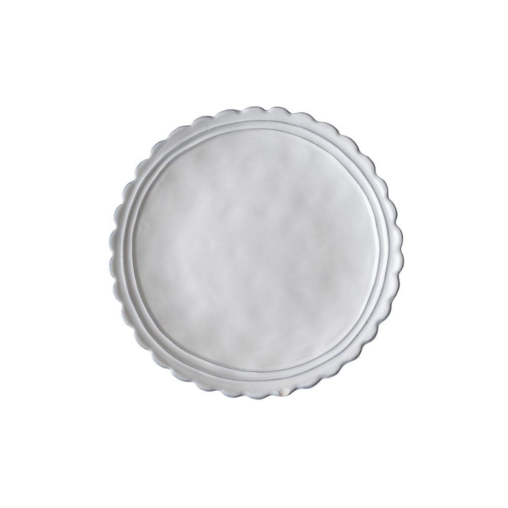 Πιάτο Λευκό Ανάγλυφο 20cm Stoneware Artisan Laura Ashley 183180 - 0