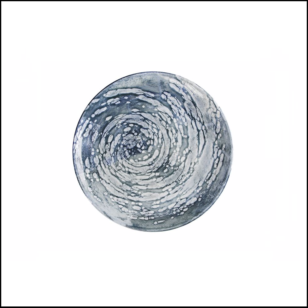 Πιάτο Στρογγυλό Ρηχό Πορσελάνης Φ17cm | 2,2cm "Vortex" Porland 187617Vort - 1