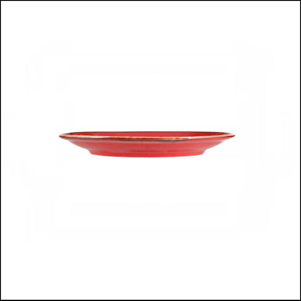 Πιάτο Στρογγυλό Ρηχό Πορσελάνη Φ18cm Seasons Red Porland 187618R - 2