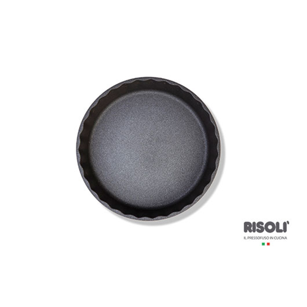 Φόρμα Κέικ Αντικολλητική Φ26cm Με Κώνο Από Χυτό Αλουμίνιο Black Plus Risoli 80050/26PRO - 1