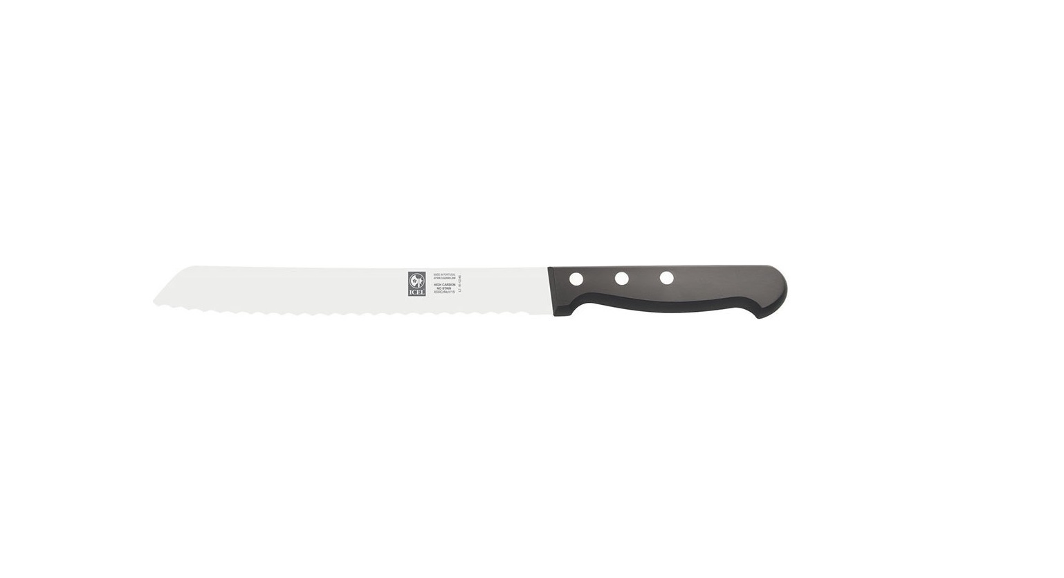 Μαχαίρι Ψωμιού 20cm Λαβή Βακελίτη Icel 271.5322.20