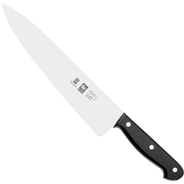 Μαχαίρι σεφ μονοκόμματο 25 εκατ. μαύρη λαβή Technik Icel 271.8610.25