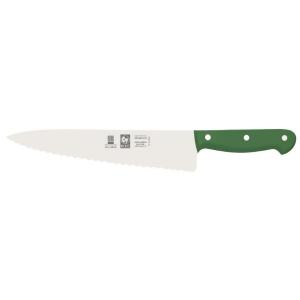 Μαχαίρι Σεφ Με Δόντι 25cm Πράσινη Λαβή Βακελίτη Icel 275.8660.25 - 20267