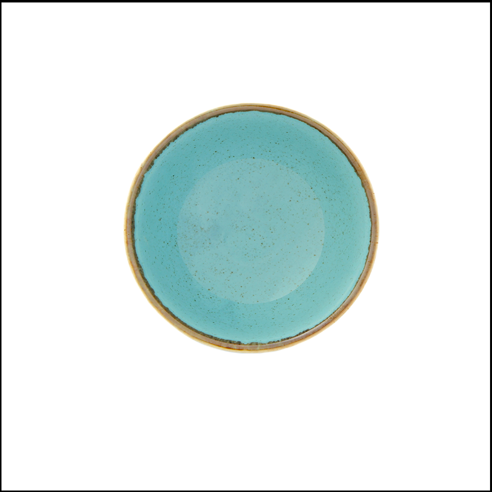 Μπολ Στρογγυλό Βαθύ Πορσελάνης Τιρκουάζ Φ12,5cm |Y6cm ''Season Turquoise '' Porland 362913T - 2