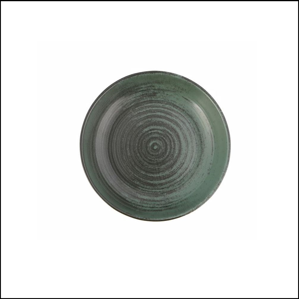 Μπόλ Στρογγυλό Βαθύ Πορσελάνης Φ10cm | Y3,5cm Lykke Green Porland 368109GRE - 0