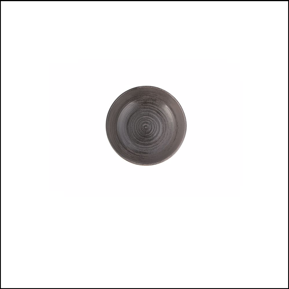 Μπόλ Στρογγυλό Βαθύ Πορσελάνης Φ13cm | Y4,5cm Lykke Gray Porland 368113GRA - 0