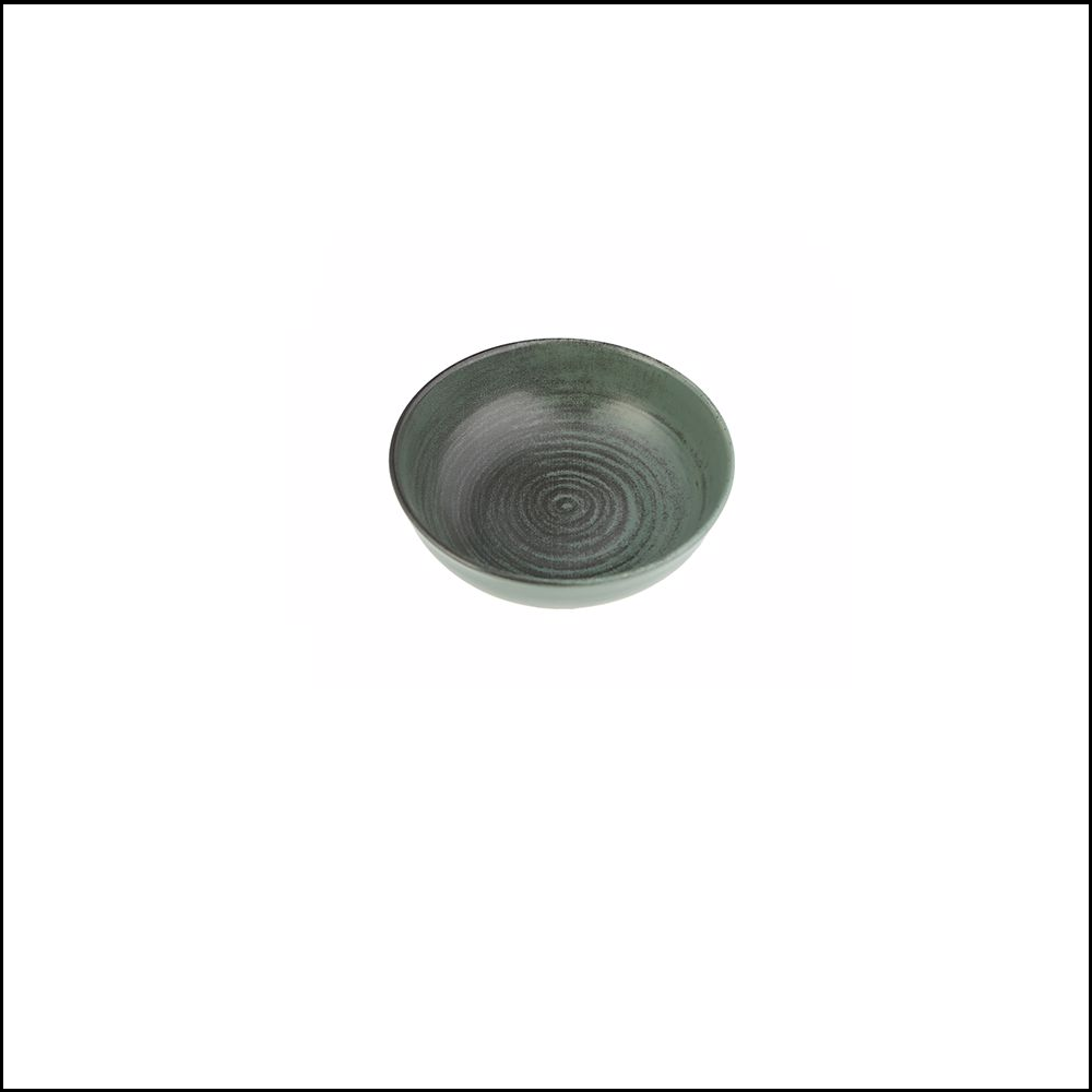Μπόλ Στρογγυλό Βαθύ Πορσελάνης Φ13cm | Y4,5cm Lykke Green Porland 368113GRE - 1