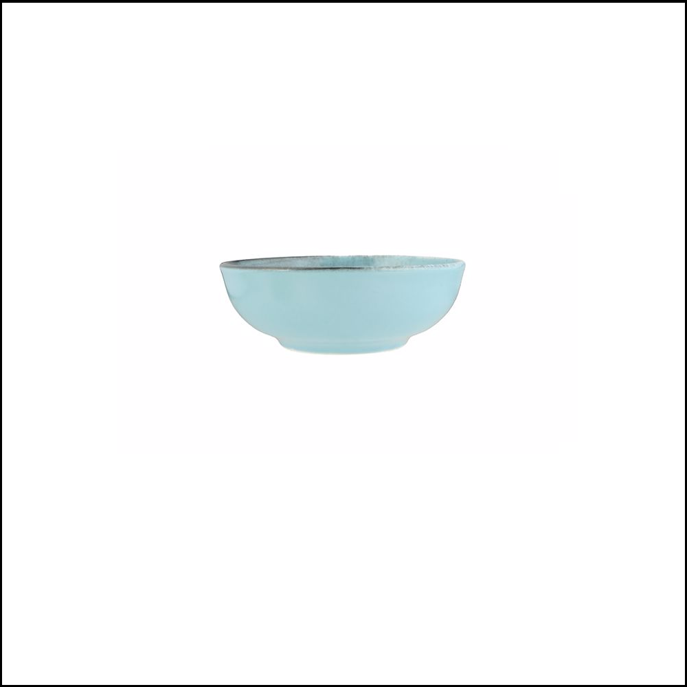 Μπόλ Στρογγυλό Βαθύ Πορσελάνης Φ13cm | Y4,5cm Lykke Turquoise Porland 368113TUR - 2