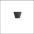 Μπολ Στρογγυλό Κωνικό Βαθύ Πορσελάνης Μαύρο Φ6cm | Y4,5cm ''Seasons Black '' Porland 368206BB - 1