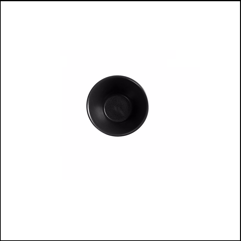 Μπολ Στρογγυλό Κωνικό Βαθύ Πορσελάνης Μαύρο Φ6cm | Y4,5cm ''Seasons Black '' Porland 368206BB - 2