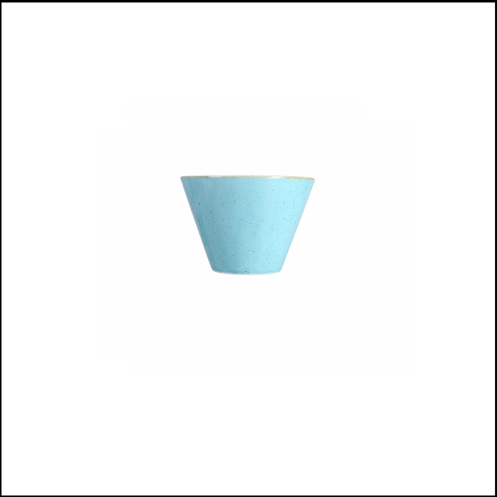 Μπολ Στρογγυλό Κωνικό Βαθύ Πορσελάνης Τιρκουάζ Φ6cm | Y4,5cm ''Seasons Turquoise '' Porland 368206T - 1